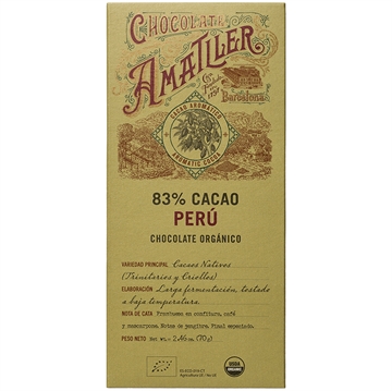 Organisk 83% sjokolade - Perú